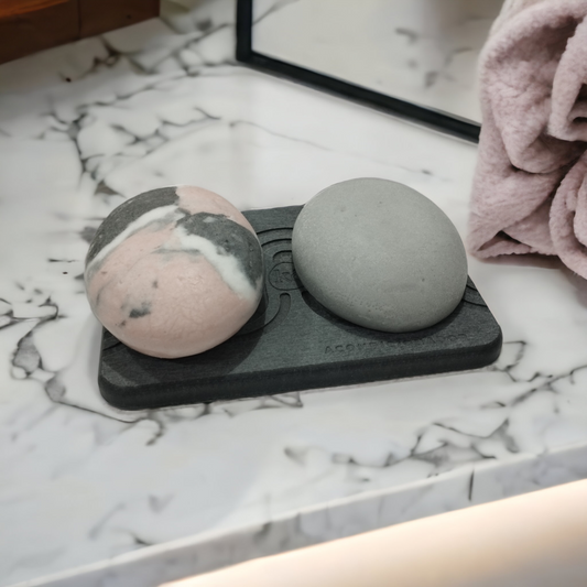 Jabonera SUPER ABSORBENTE para Shampoo y acondicionador Sólidos