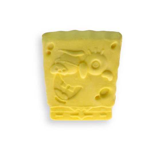 Paquete Bob Esponja · 3 Shampoos Sólidos 2 en 1 (Sonrisa, Lentes y Guiño)