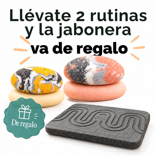 Llévate 2 rutinas y la jabonera va de regalo